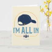 Gilmore Girls I’m All In Luke’s Hat カード (黄色い花)