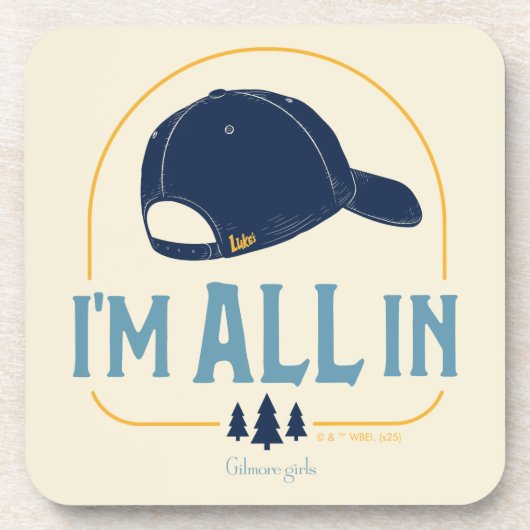 Gilmore Girls I’m All In Luke’s Hat コースター (正面)