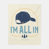 Gilmore Girls I’m All In Luke’s Hat フリースブランケット (正面)