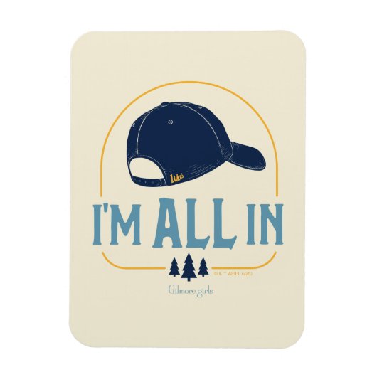 Gilmore Girls I’m All In Luke’s Hat マグネット (縦)