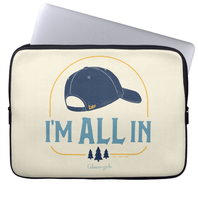Gilmore Girls I’m All In Luke’s Hat ラップトップスリーブ (正面)