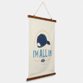 Gilmore Girls I’m All In Luke’s Hat 吊り下げ型タペストリー (傾斜あり)