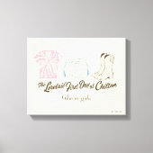 Gilmore Girls Lorelai Chilton Outfit Design キャンバスプリント (正面)