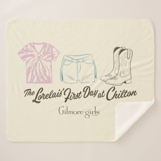 Gilmore Girls Lorelai Chilton Outfit Design シェルパブランケット (正面(横))