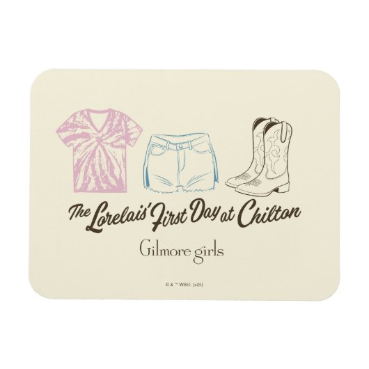 Gilmore Girls Lorelai Chilton Outfit Design マグネット (横)