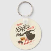 Gilmore Girls Luke’s Coffee IV Quote キーホルダー (正面)