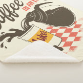 Gilmore Girls Luke’s Coffee IV Quote シェルパブランケット (3/4)