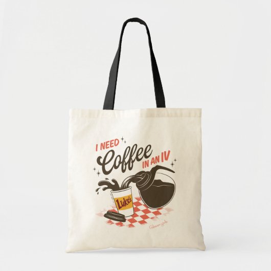 Gilmore Girls Luke’s Coffee IV Quote トートバッグ (正面)