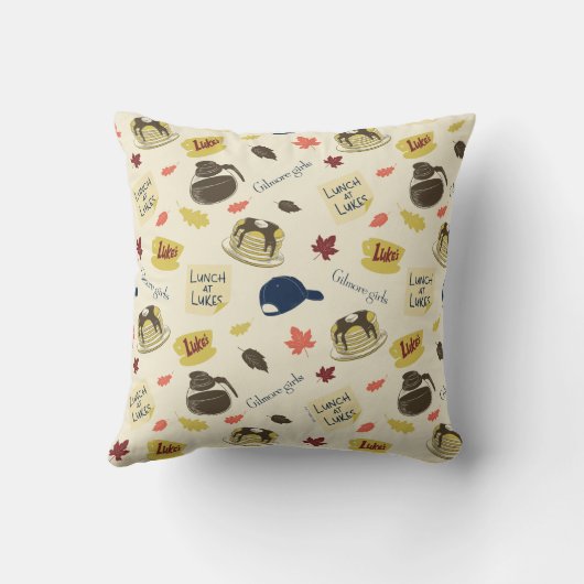 Gilmore Girls Lunch at Luke’s Pattern クッション (裏面)