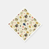 Gilmore Girls Lunch at Luke’s Pattern スタンダードカクテルナプキン (角)