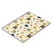 Gilmore Girls Lunch at Luke’s Pattern ノートブック (左側)