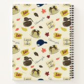 Gilmore Girls Lunch at Luke’s Pattern ノートブック (裏面)