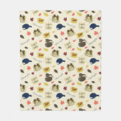 Gilmore Girls Lunch at Luke’s Pattern フリースブランケット (正面)