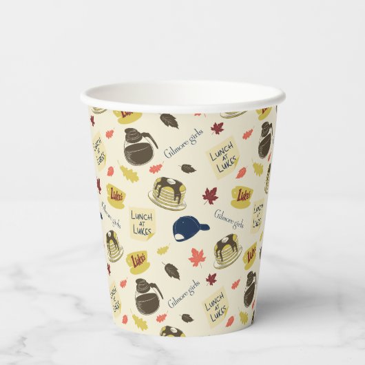 Gilmore Girls Lunch at Luke’s Pattern 紙コップ (裏面)