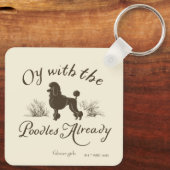 Gilmore Girls | Oy With the Poodlesデザイン キーホルダー (裏面)
