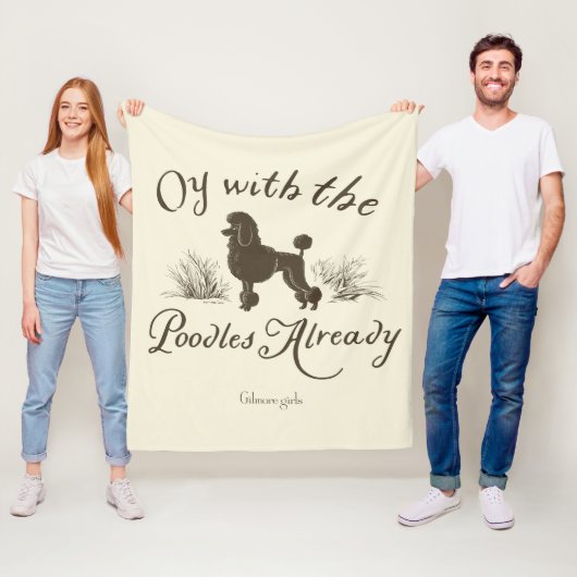 Gilmore Girls | Oy With the PoodlesDesign フリースブランケット (インサイチュ)
