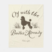 Gilmore Girls | Oy With the PoodlesDesign フリースブランケット (正面)