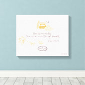 Gilmore Girls Rory Book Quote Design キャンバスプリント (インサイチュ (ウッドフロア))