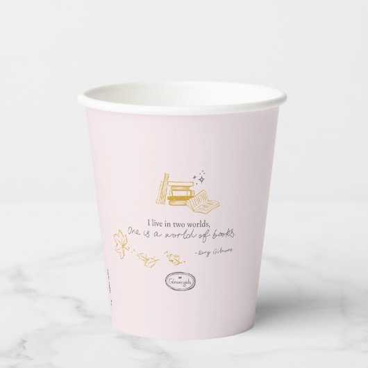 Gilmore Girls Rory Book Quote Design 紙コップ (正面)
