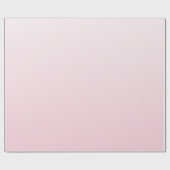 Gilry Minimalist Blush Pink Ombre Gradient ラッピングペーパー (フラット)