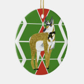 Gilwellのカモシカのシェブロンのオーナメント セラミックオーナメント (右)