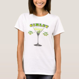 Gimlet Martini Cocktail Recipe Art Tシャツ