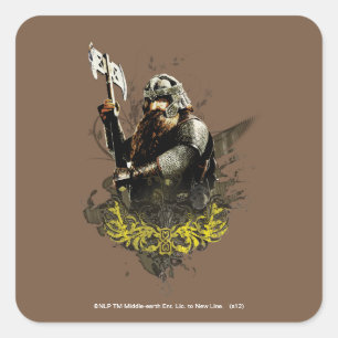 GIMLI™とAXベクトルコラージュ スクエアシール