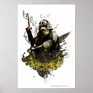 GIMLI™とAXベクトルコラージュ ポスター