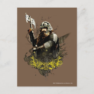GIMLI™とAxベクトルコラージュ ポストカード