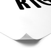 Gimmeコーヒー右ミューおもしろいキャットパン ポスター (角)