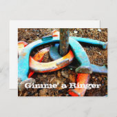 Gimme信号器の蹄鉄のピッチングのギフト ポストカード (正面/裏面)