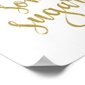 Gimme砂糖グリッター8x10結婚のサイン ポスター (角)