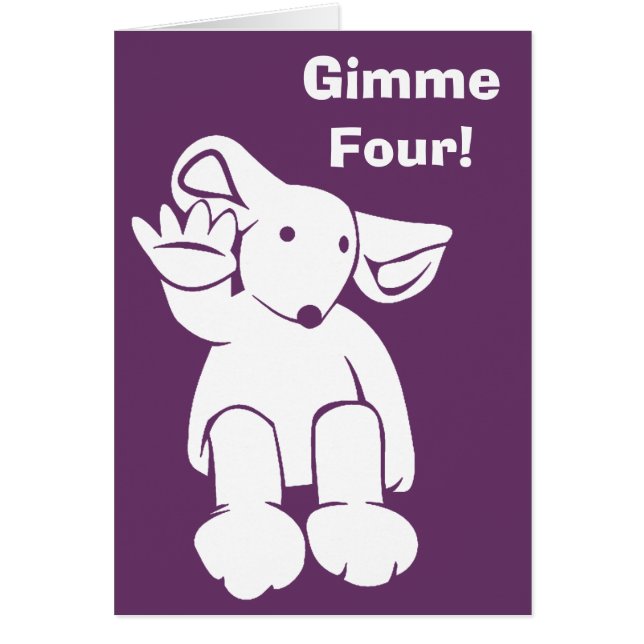 Gimme 4のカード (正面)
