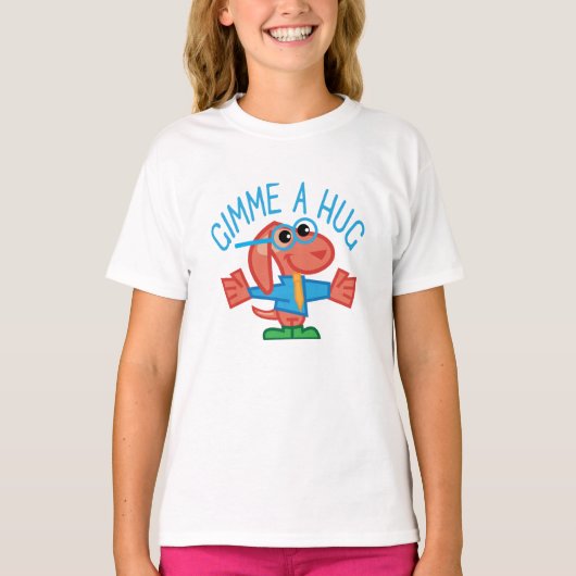 GIMME A HUG Tシャツ (正面)