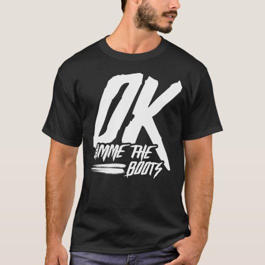 Gimme Boots笑わされる Artwork Tシャツ (正面)