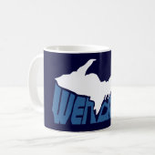 "Gimme Moar"のマグの上 コーヒーマグカップ (正面左)