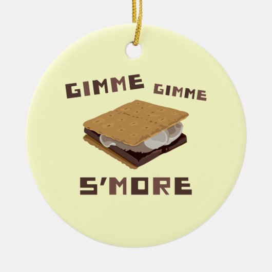 Gimme S'more セラミックオーナメント (正面)