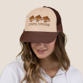 Gimme Smore Chocolate S'mores Camping Campfire キャップ (インサイチュ)