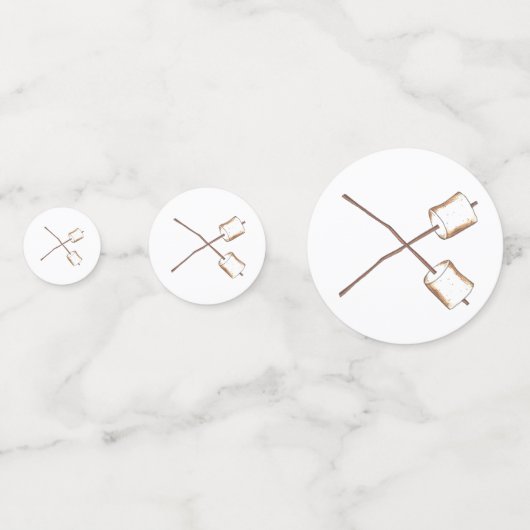 Gimme S'more Marshmallow Campfire S'mores Camp コンフェッティ (裏面)