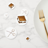 Gimme S'more Marshmallow Campfire S'mores Camp コンフェッティ (グループ)