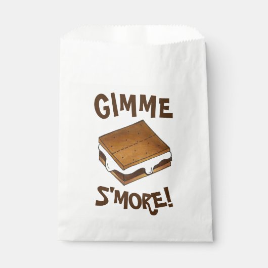 Gimme S'more Marshmallow Campfire S'mores Camp フェイバーバッグ (正面)