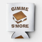 Gimme S'more Marshmallow Campfire S'mores Camp 缶クーラー (正面)