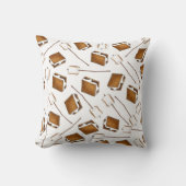 Gimme S'more Tosted Marshmallow Smores Camp クッション (正面)