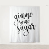 『Gimme Some Sugar』背景撮影用小道具 タペストリー (正面)