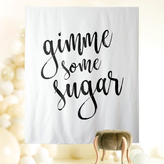 『Gimme Some Sugar』背景撮影用小道具 タペストリー
