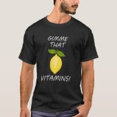 Gimme Vitamins Ironic Summer Lemonade Fruits Tシャツ (正面)