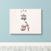 Gimmel – ヘブライ文字 キャンバスプリント (インサイチュ (ウッドフロア))