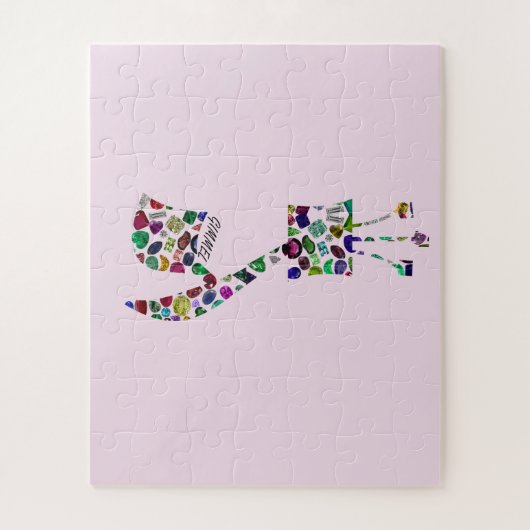 Gimmel – ヘブライ文字 ジグソーパズル (縦)