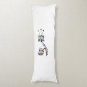 Gimmel – ヘブライ文字 ボディピロー (正面縦)