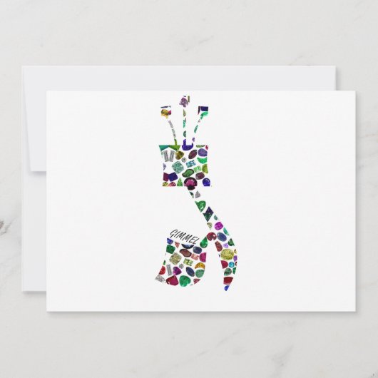 Gimmel – ヘブライ文字 招待状 (正面)